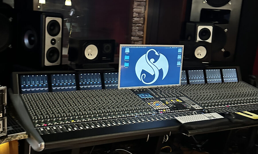 The board at Strange Music Studios
